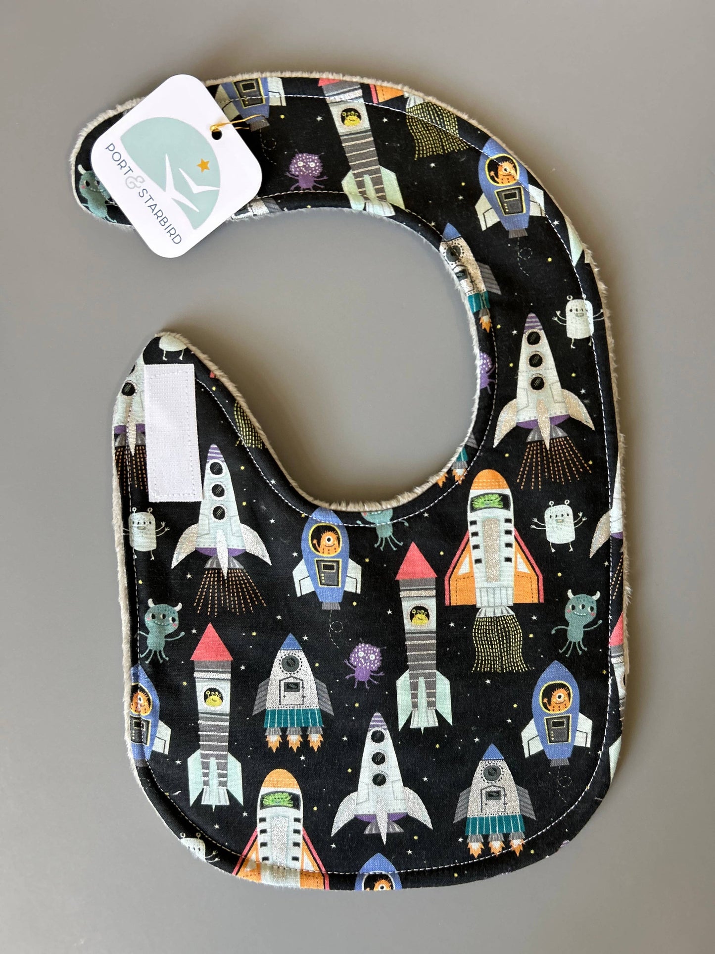 Fly me to the Moon bib