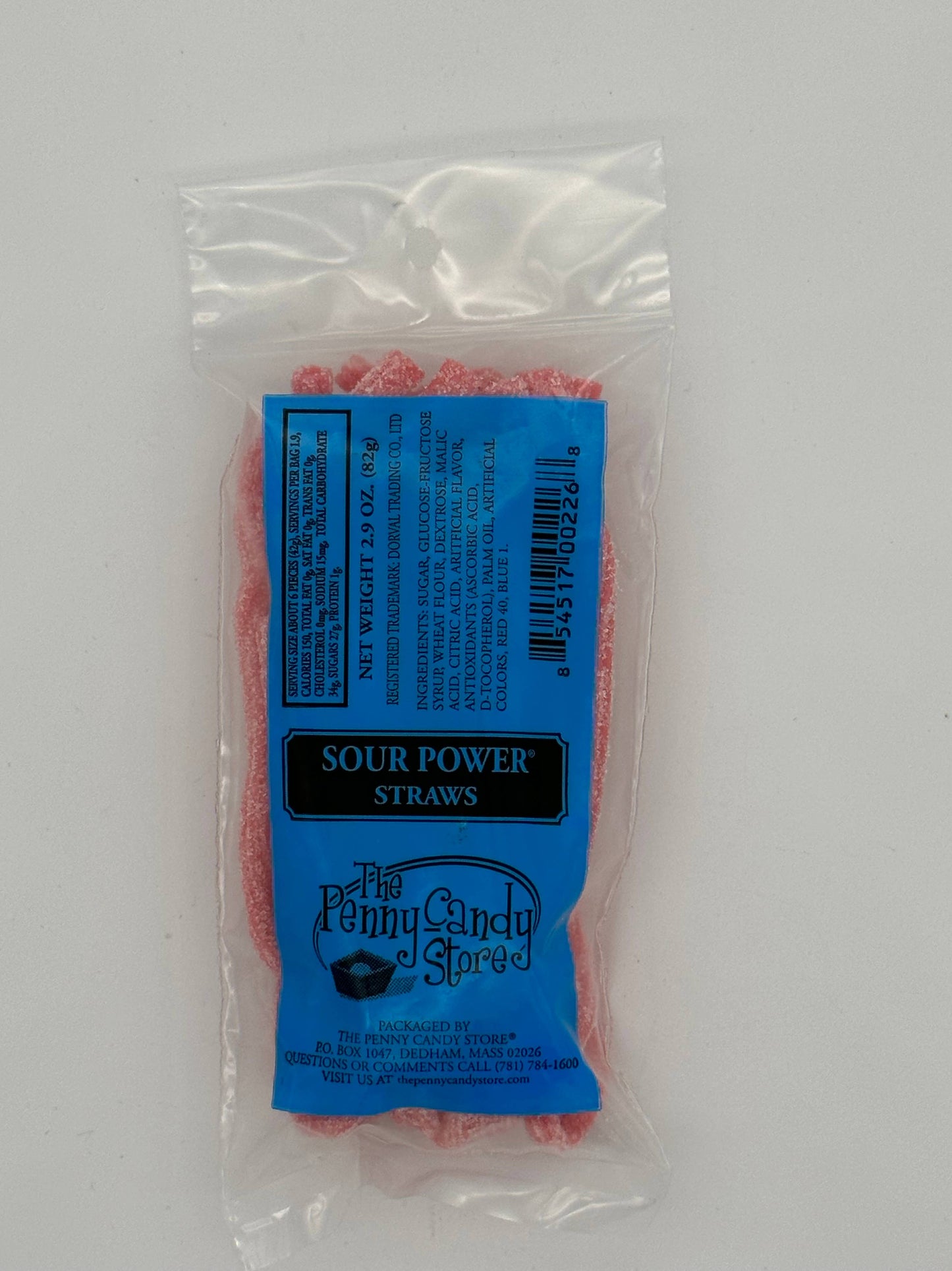 Pink Lemonade Sour Straws