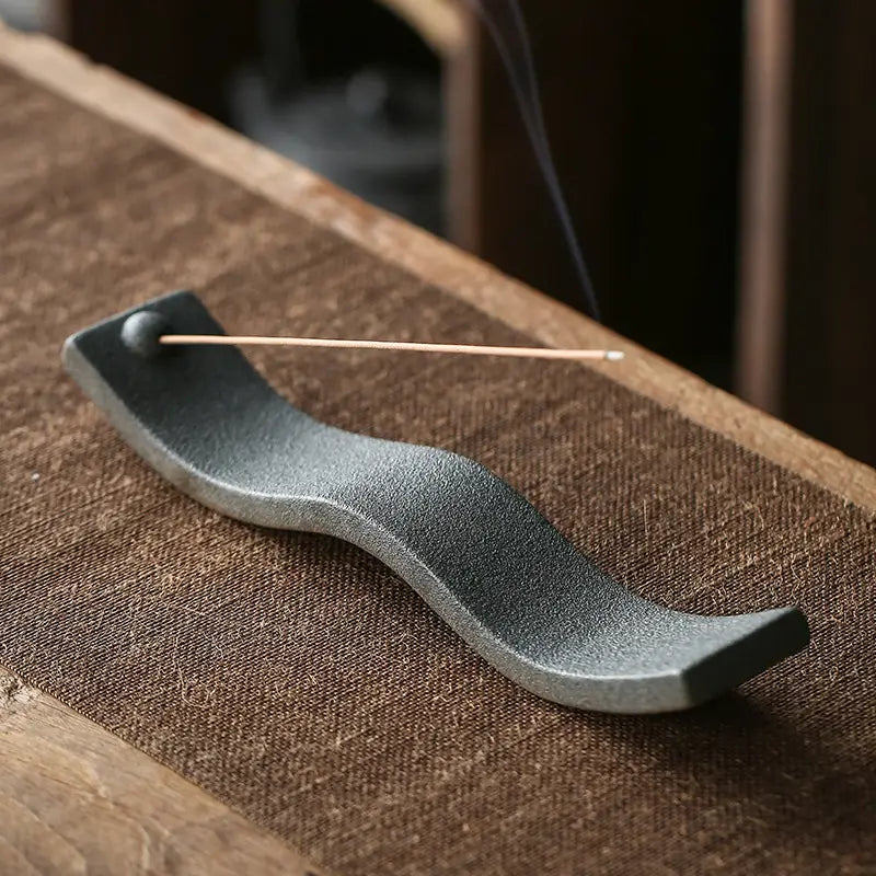Wave Ceramic Incense Stick Holder