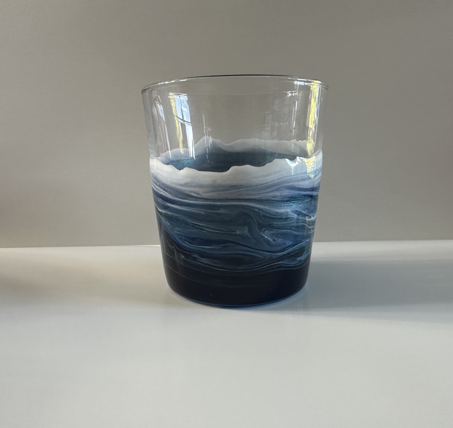 Ocean Resin Rocks Glassware