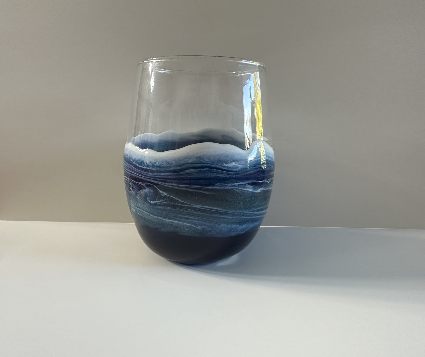 Ocean Resin Wine Glass