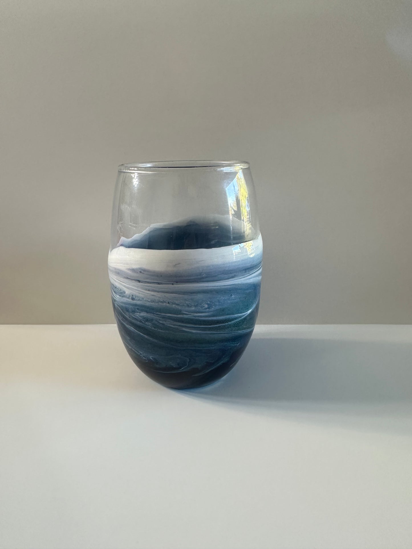 Ocean Resin Wine Glass