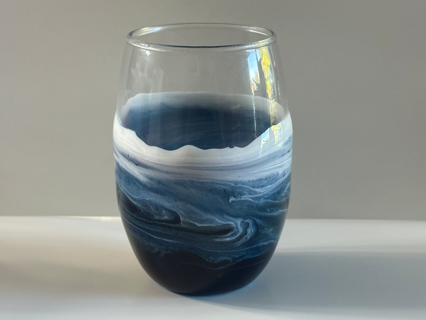 Ocean Resin Wine Glass