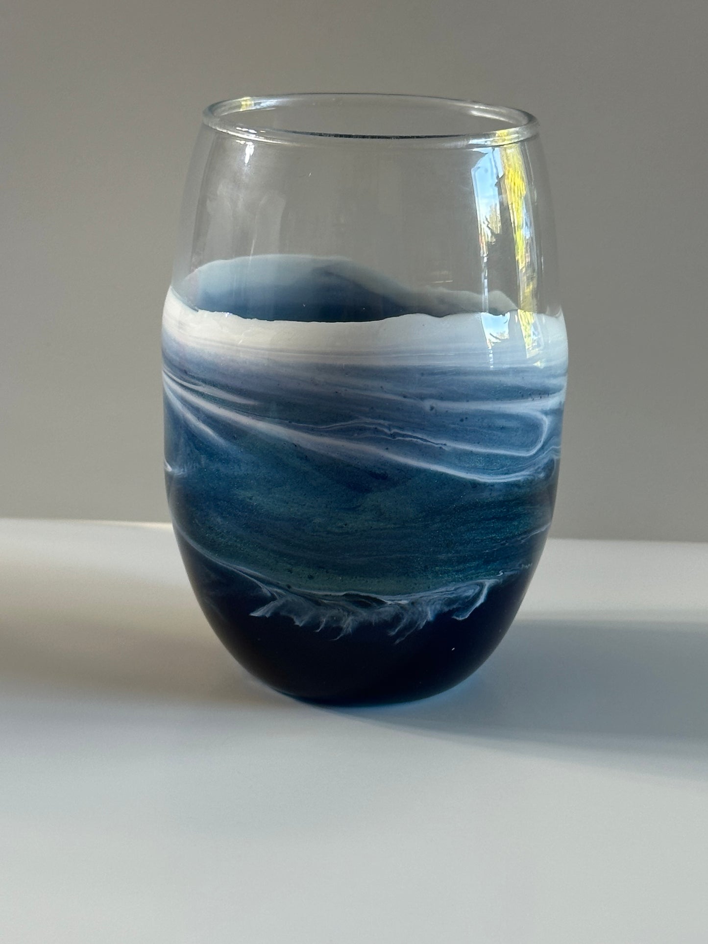 Ocean Resin Wine Glass