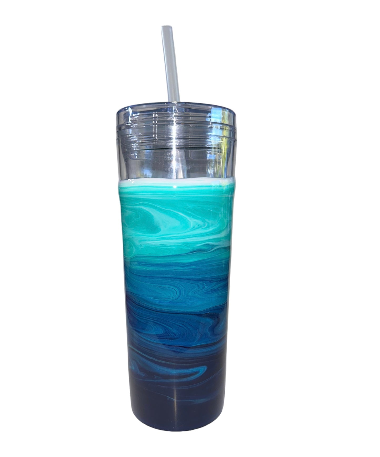 Plastic Ocean Resin Tumblers