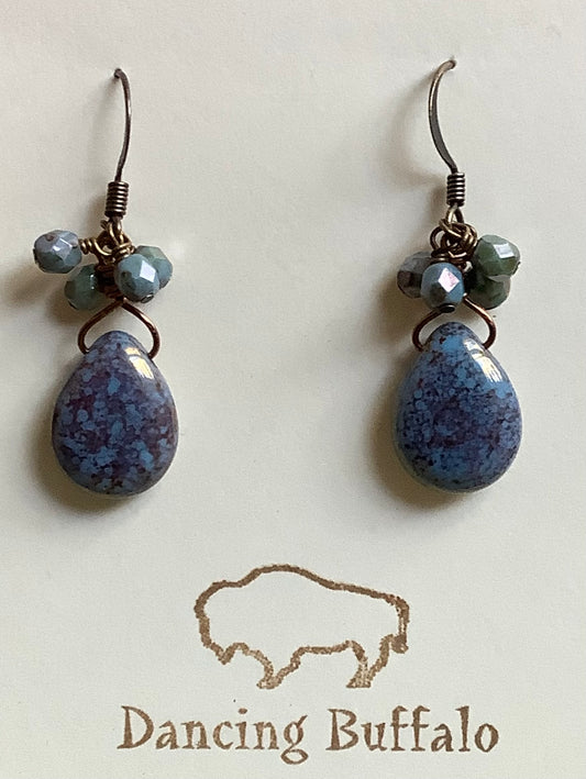 Czech Glass Bead Earrings