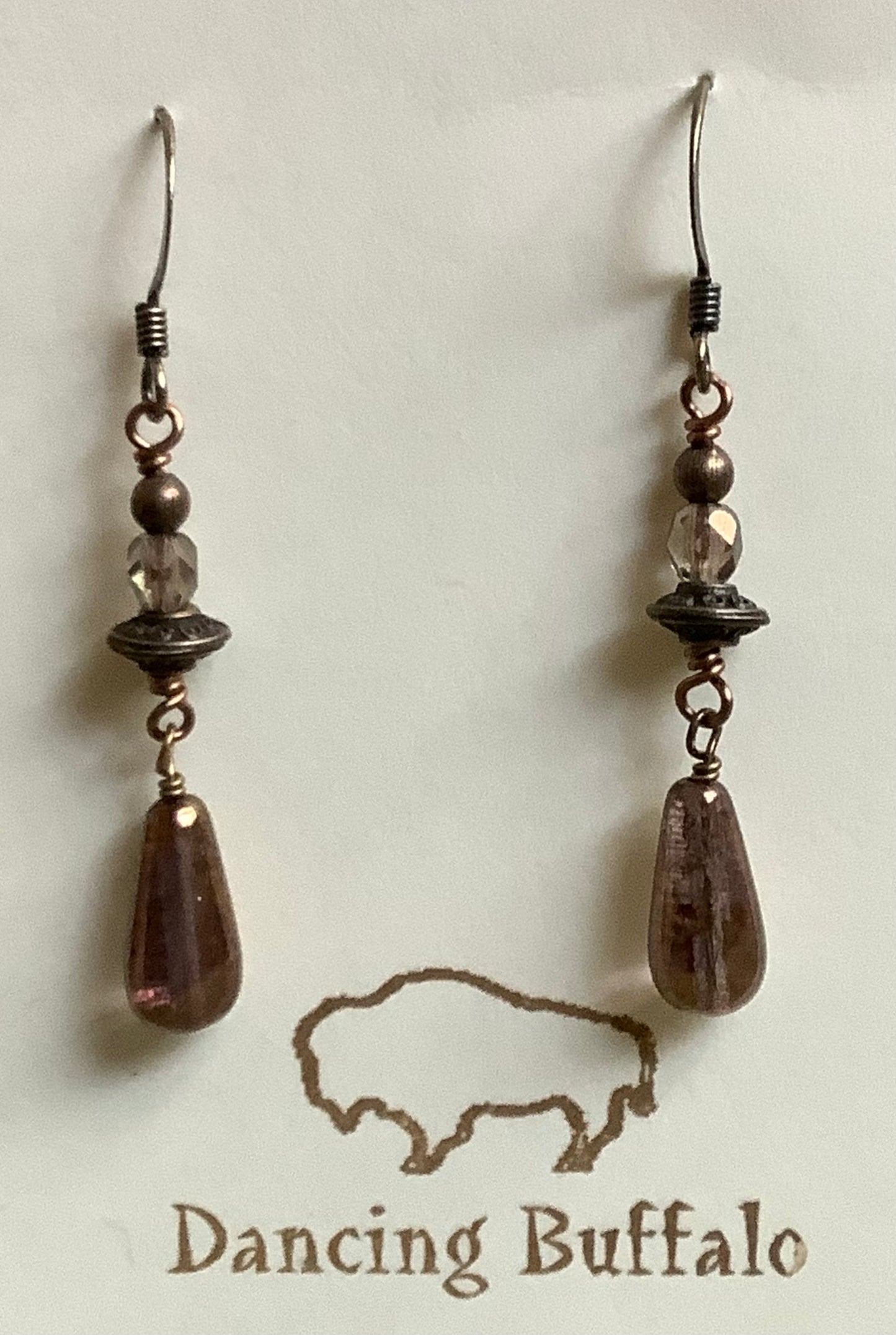 Czech Glass Bead Earrings