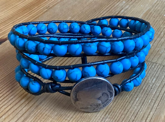Turquoise Wrap Bracelet