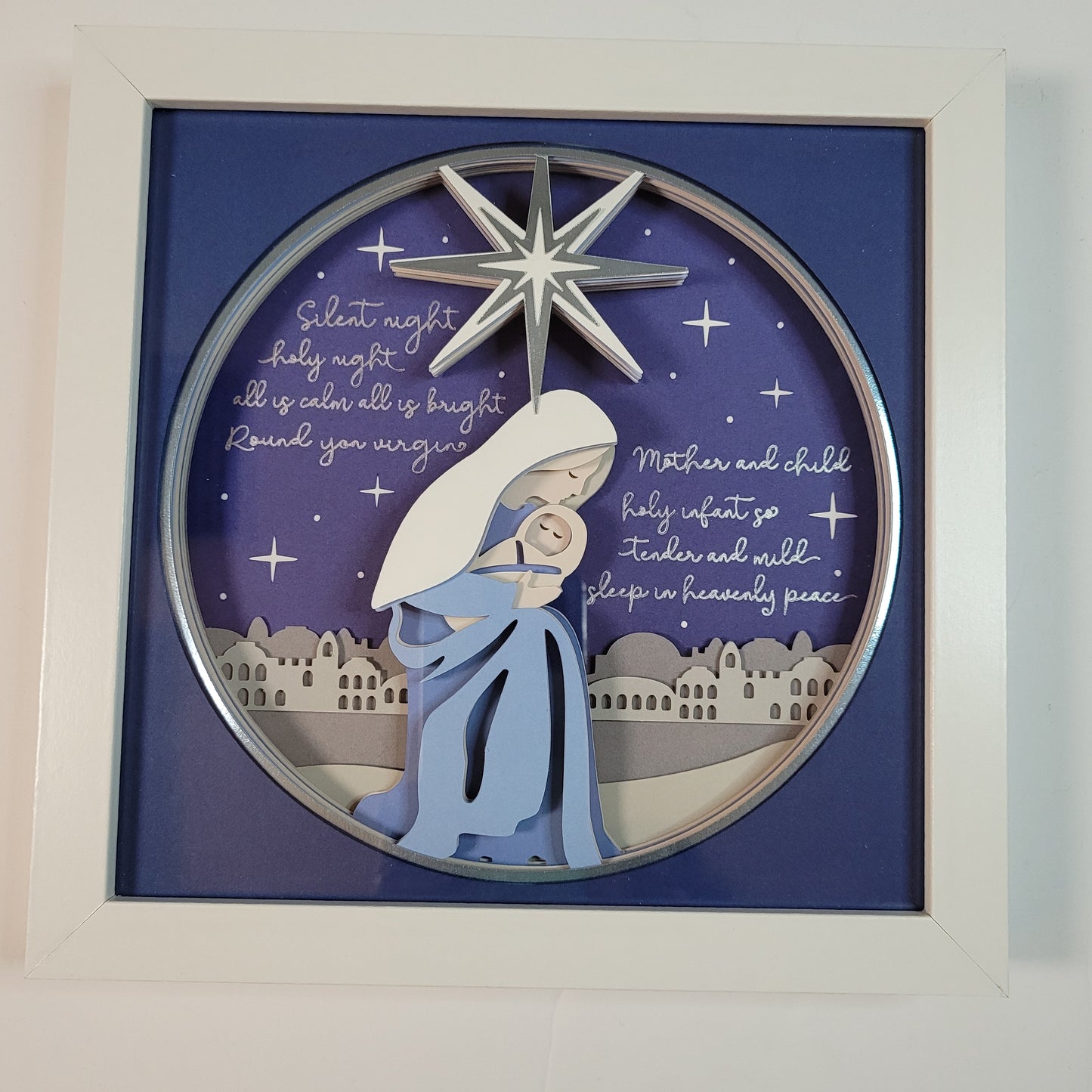 Silent Night Shadow Box
