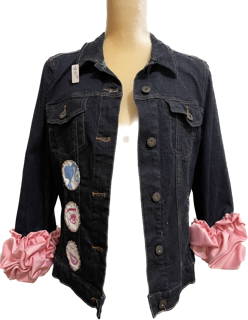 Barbie Puffy Cuff Jean Jacket