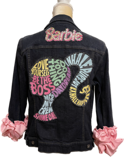 Barbie Puffy Cuff Jean Jacket