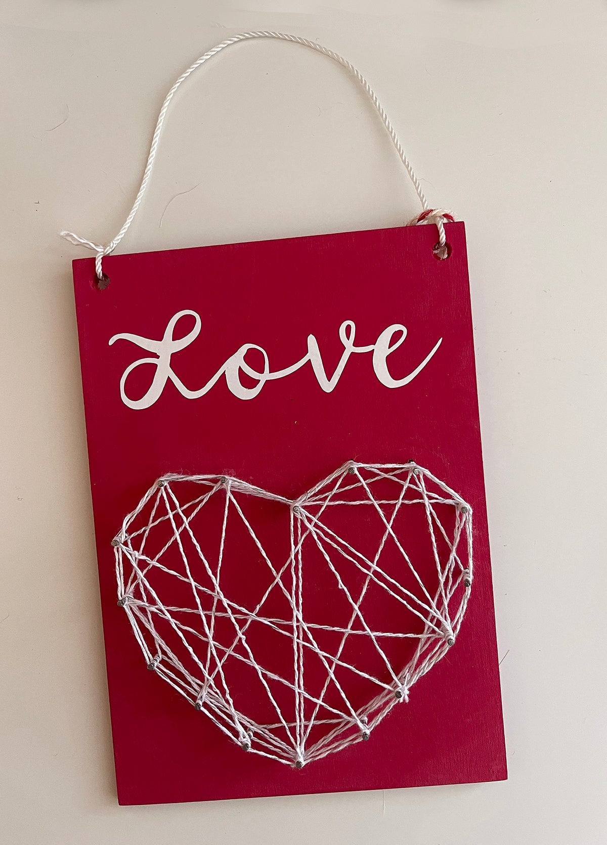 Love - Heart String Wall Art