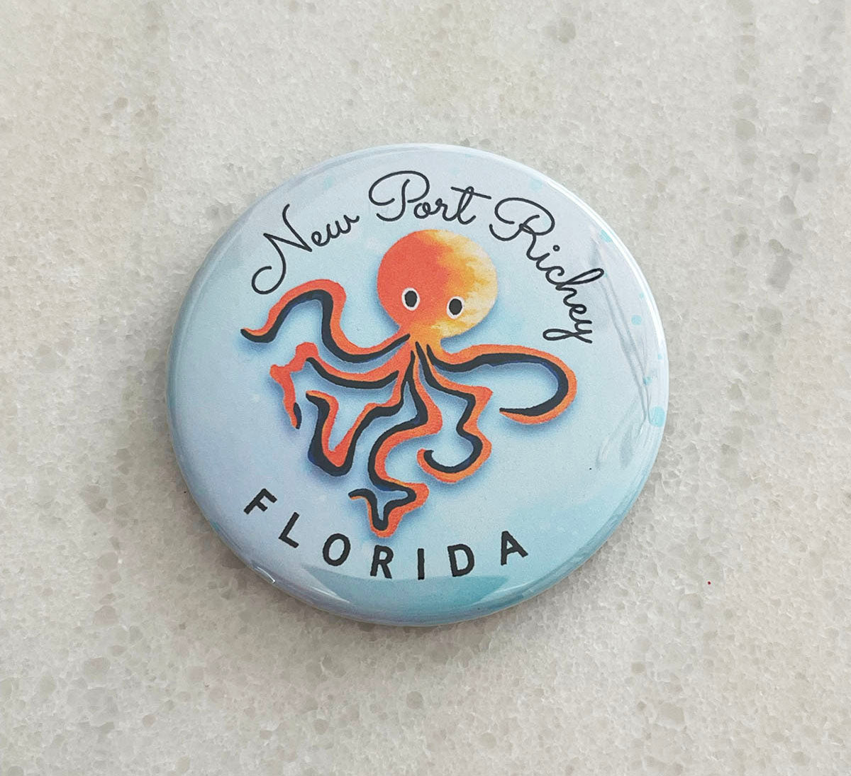 OCTOPUS - New Port Richey, FL 2.25" Round Metal Magnet