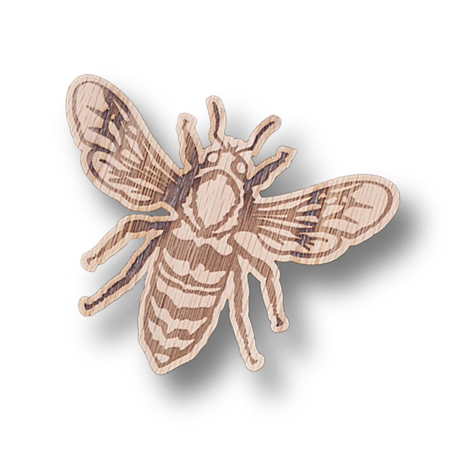Honey Bee Wooden Sticker | 2
