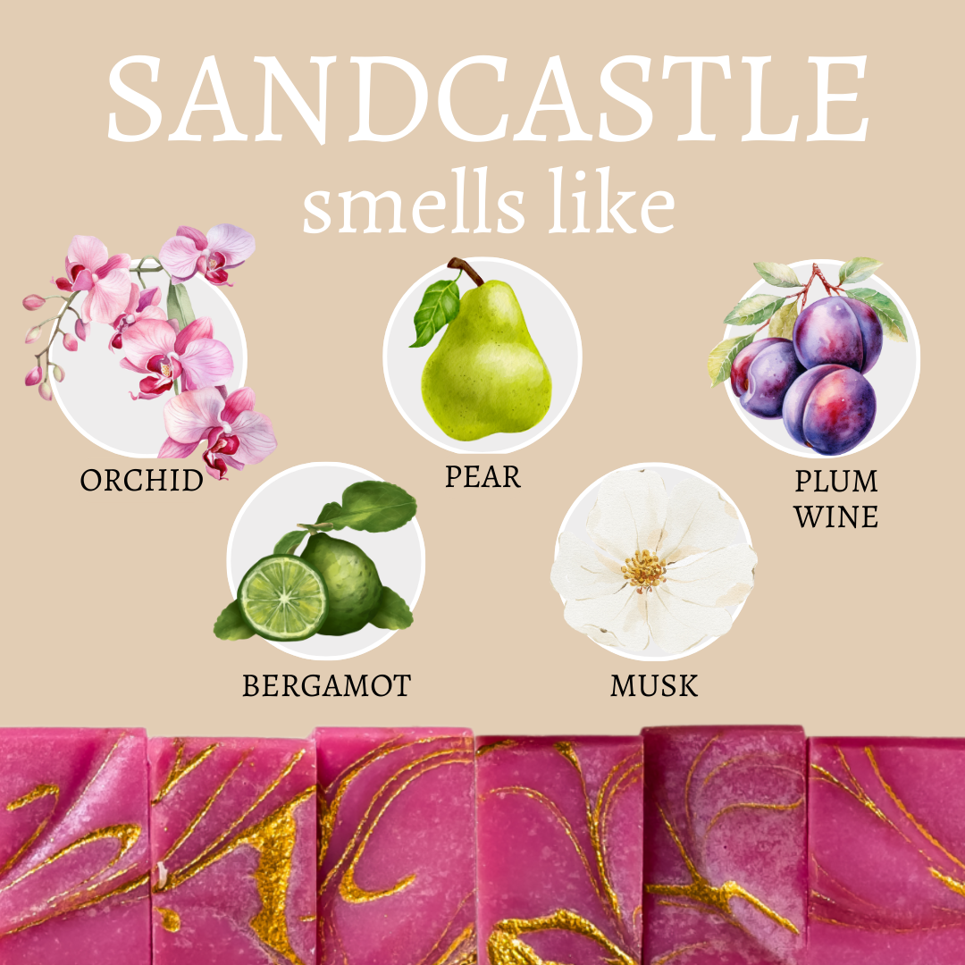 Sandcastle Summer Handmade Soap Bar - 4oz