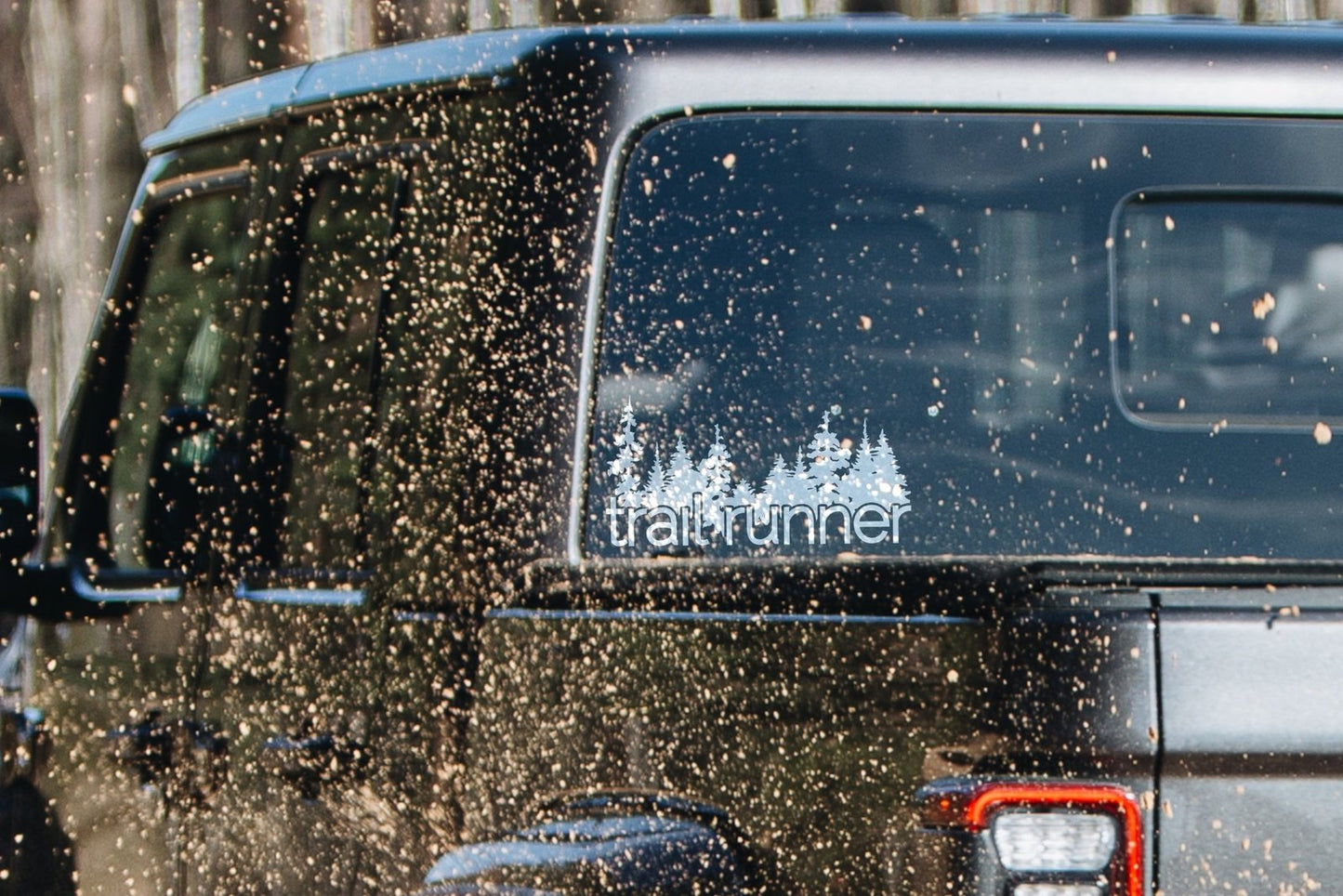 Trail Runner Forest Vinyl Decal | 284