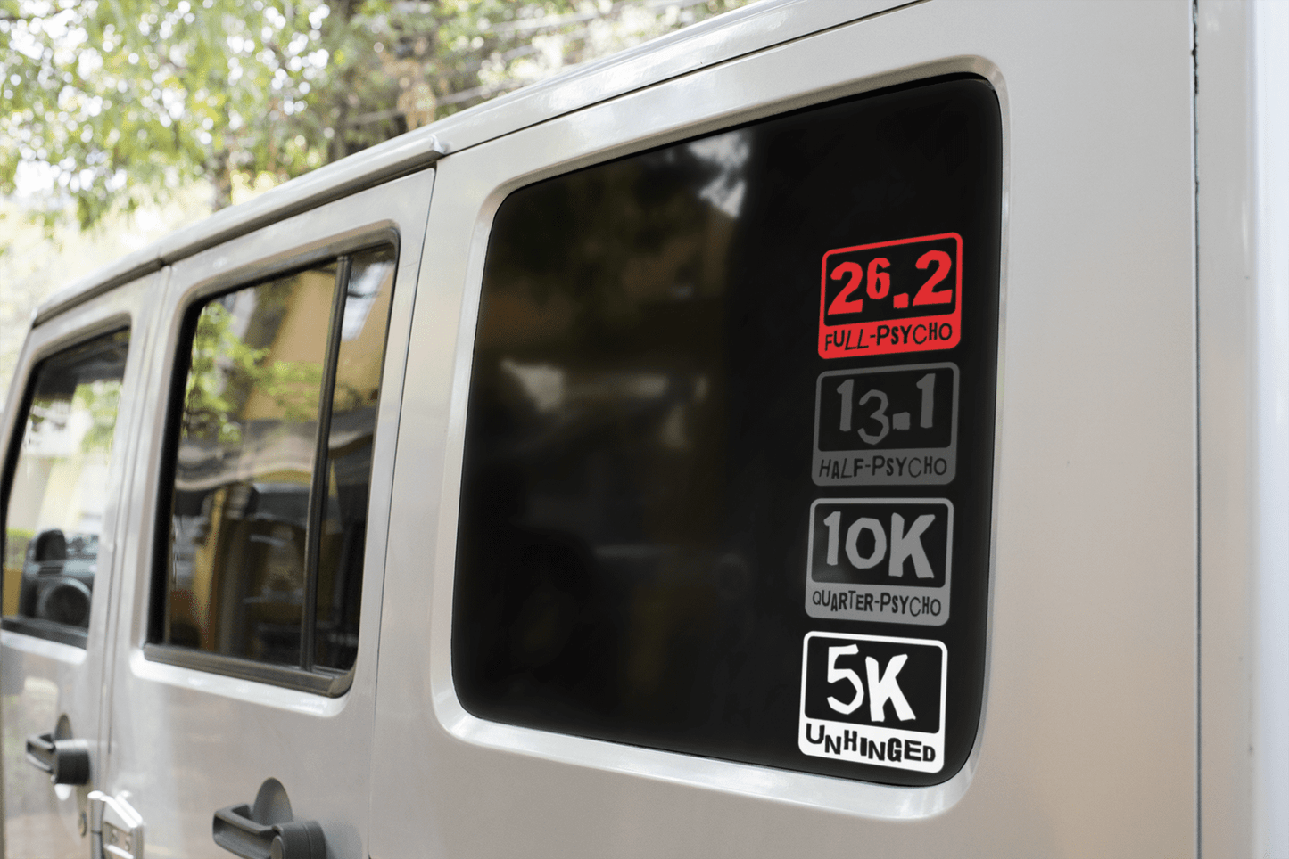 Distance Running Badge Vinyl Decal | 290