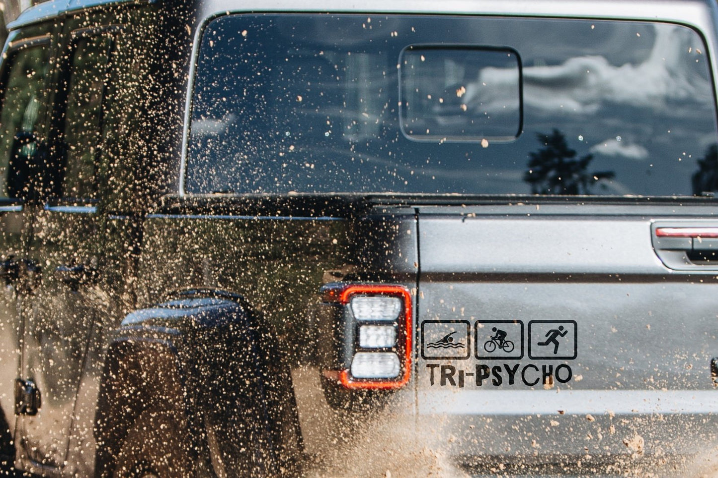 Triathlon Tri-Psycho Vinyl Decal | 291