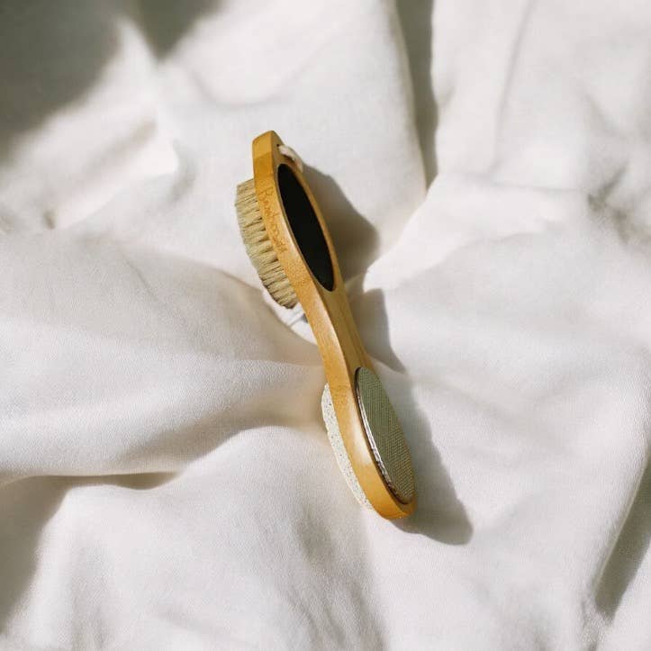 Bamboo Exfoliating Foot Pedicure Tool | Stocking Stuffer