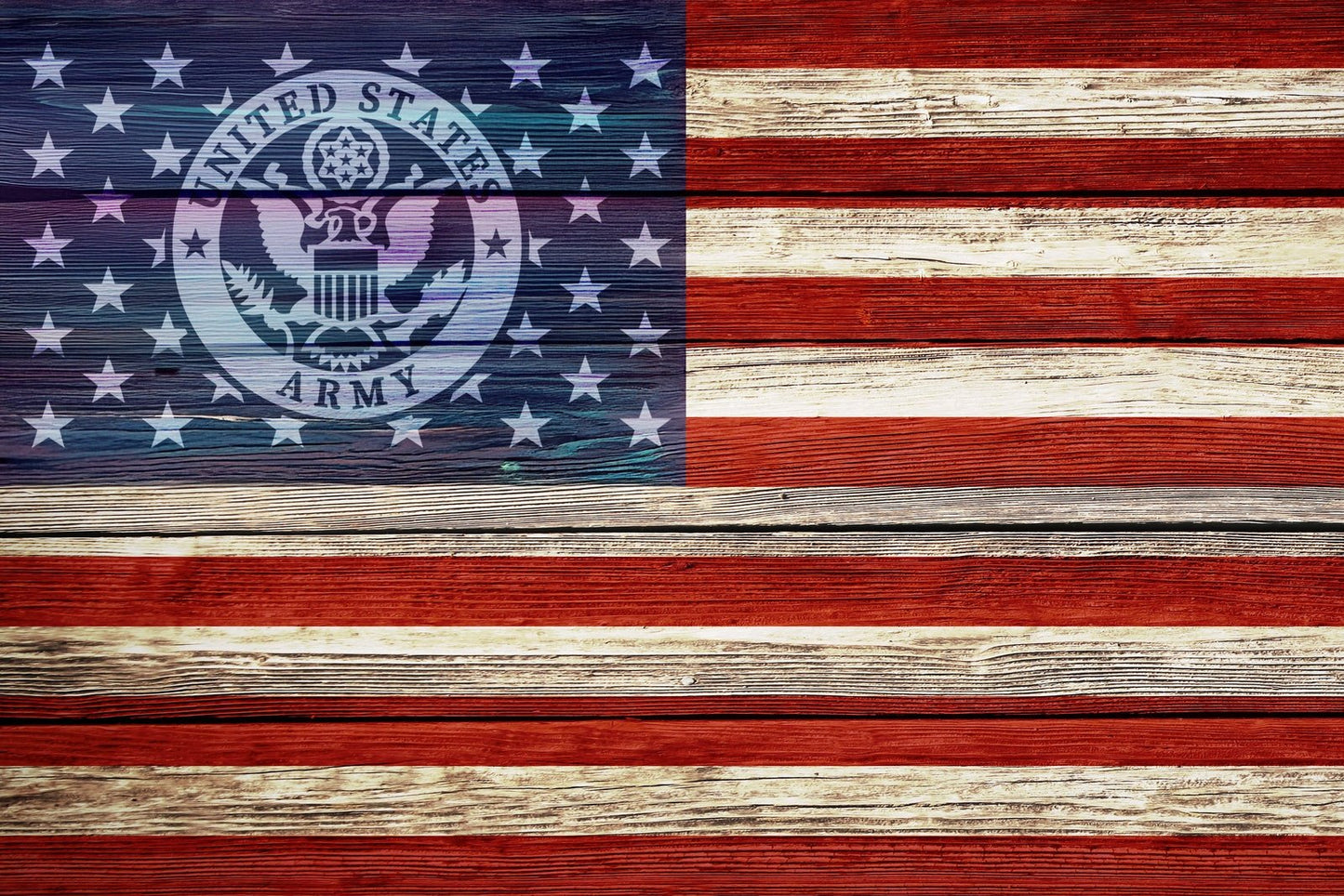 American Flag Army Star Union Vinyl Decal or Stencil | 308