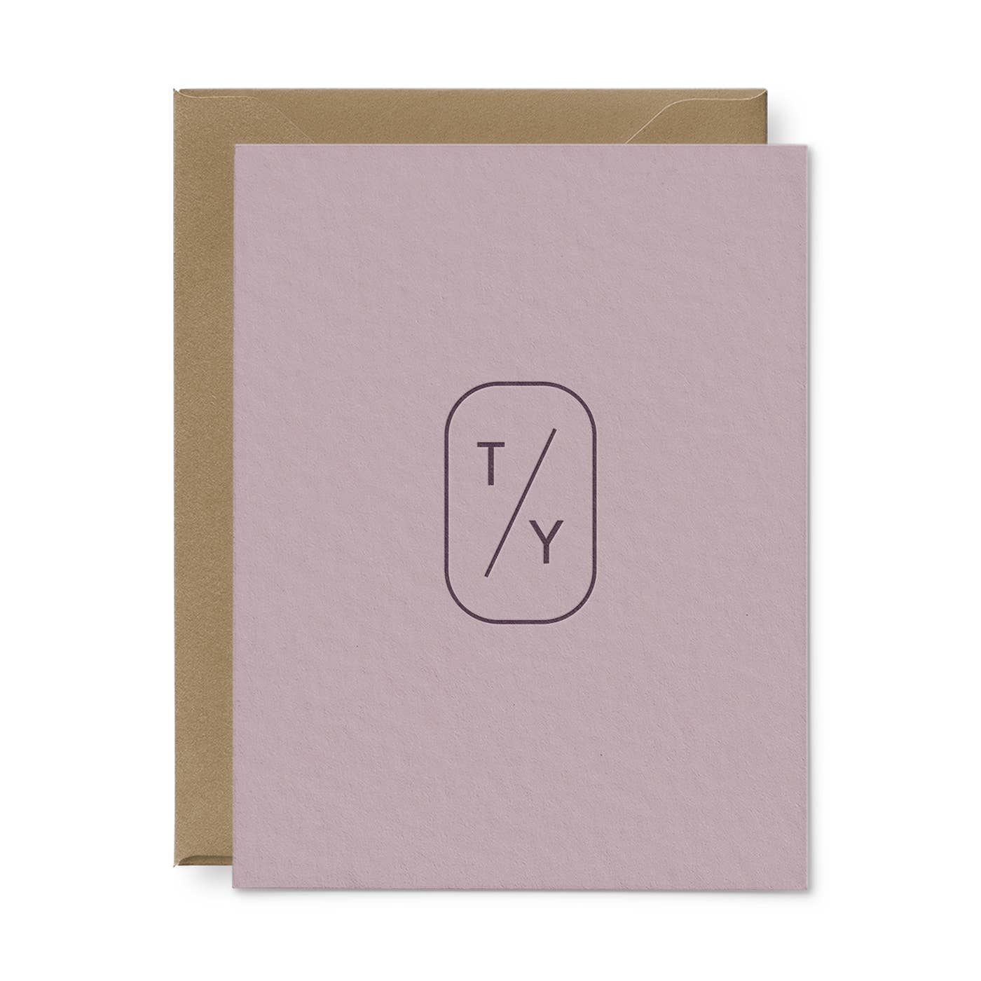 T/Y Thank You Greeting Card: Single