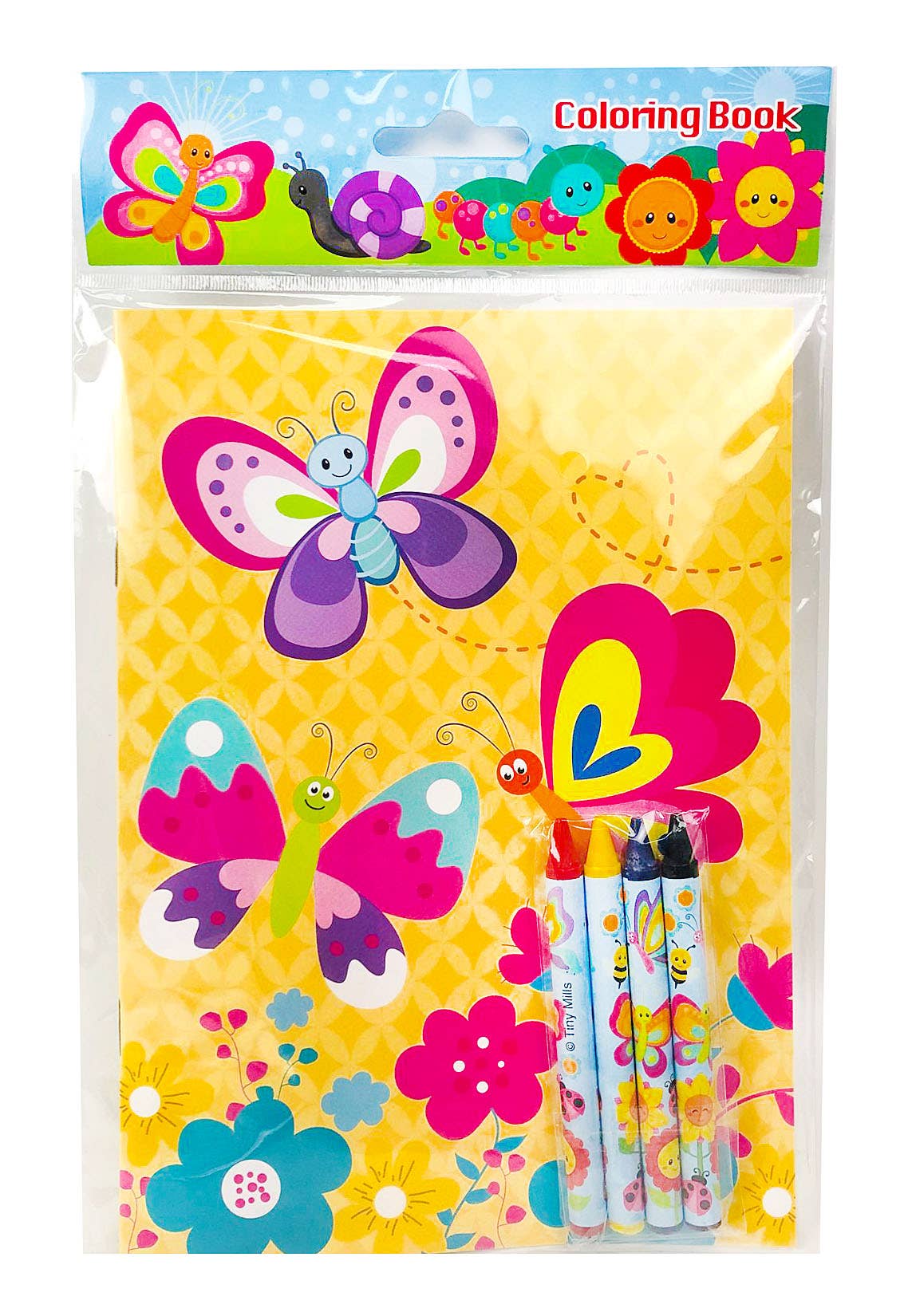 Spring Coloring Books with Crayons Party Favors