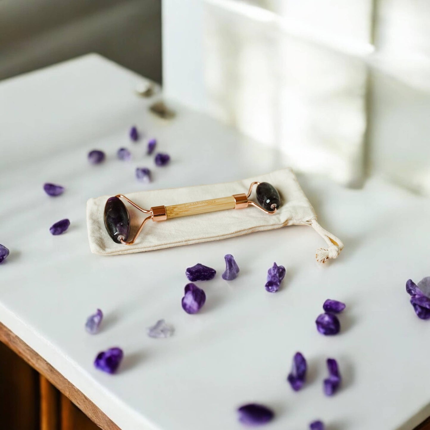 Bamboo Facial Massage Roller | Self Care Holiday Bestseller