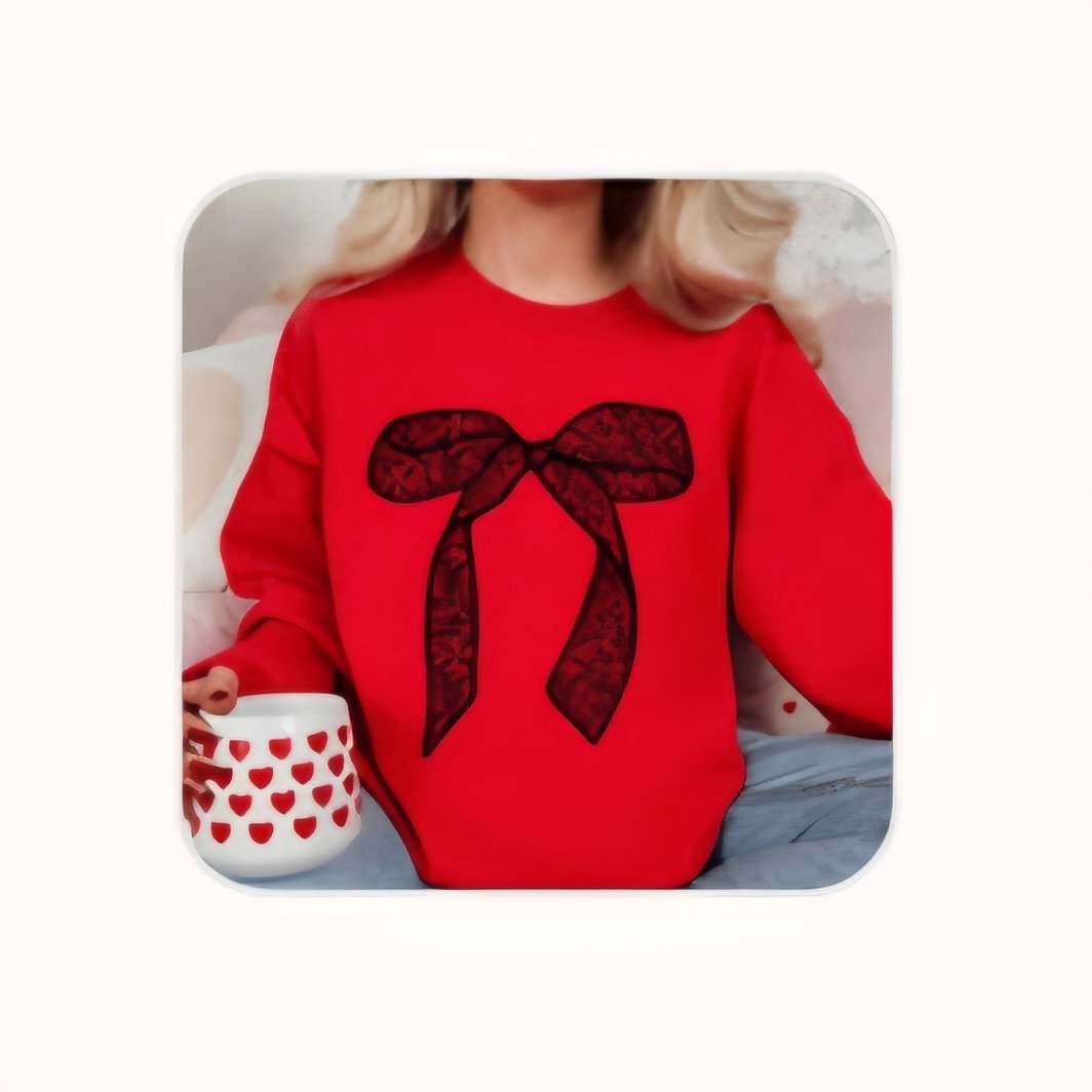 Unisex - BLACK LACE BOW