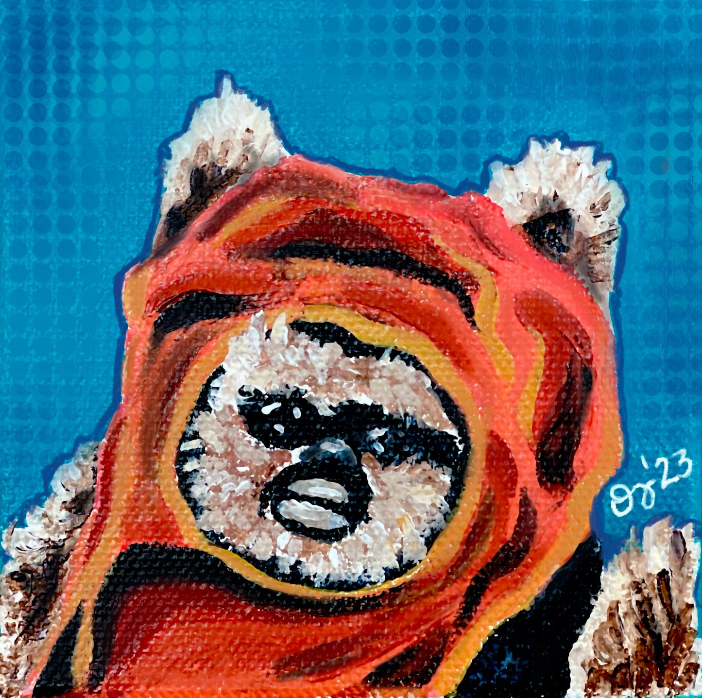 Ewok Paper Print 5x5 - 1