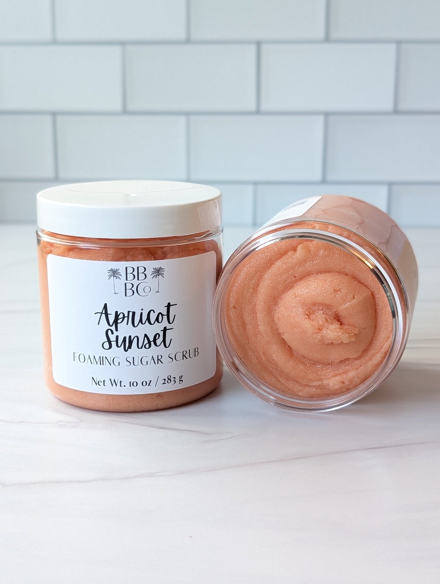 Apricot Sunset Foaming Sugar Scrub - 1