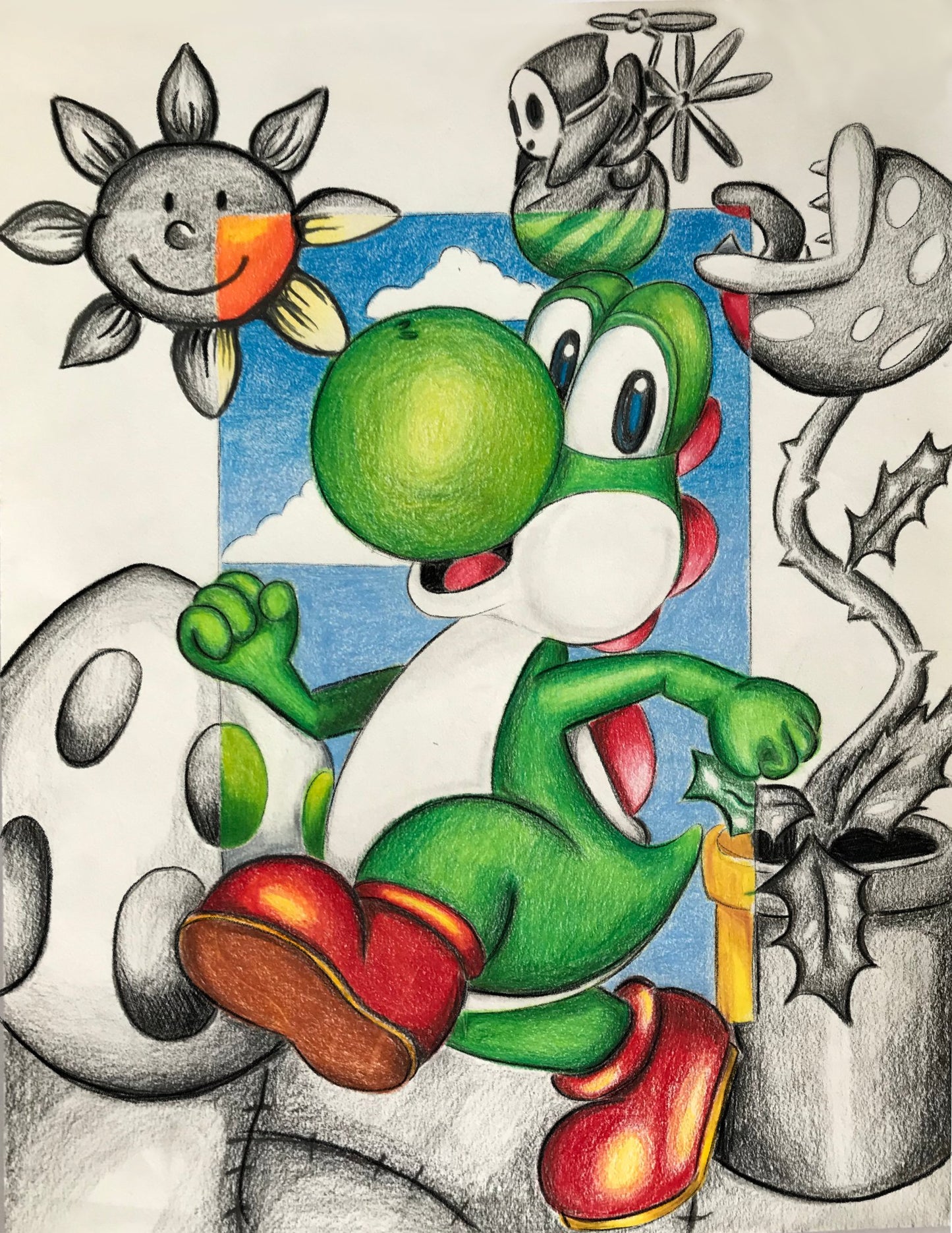 Yoshi Art Work | 7x5 Print - 1