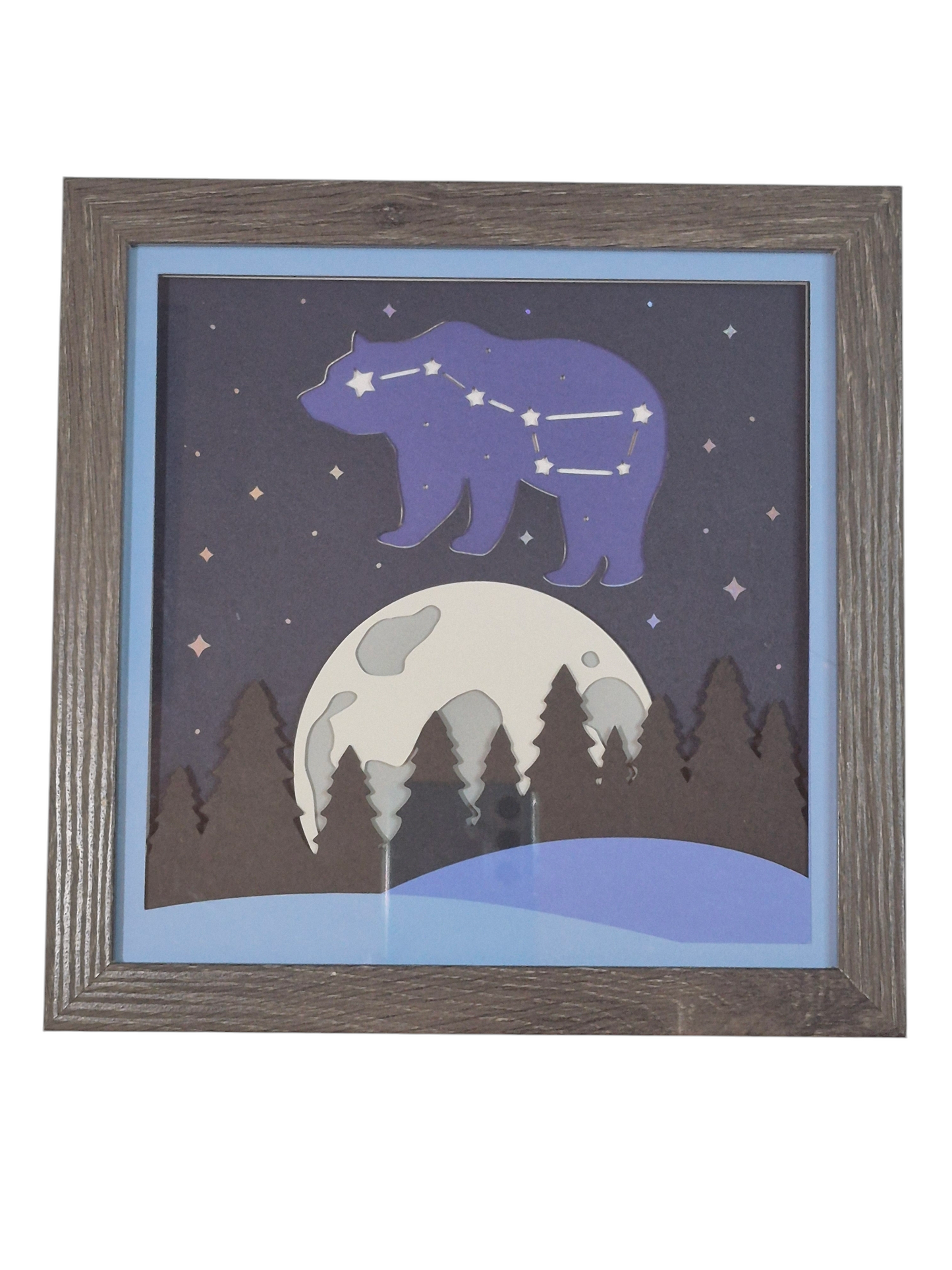 3D Big dipper shadow box - 1