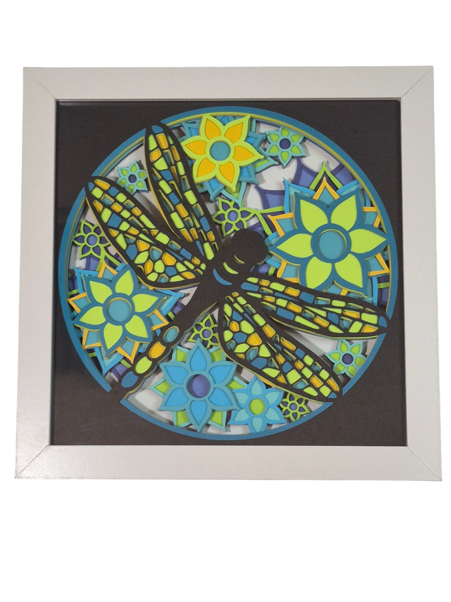 3D Dragonfly shadow box - 1