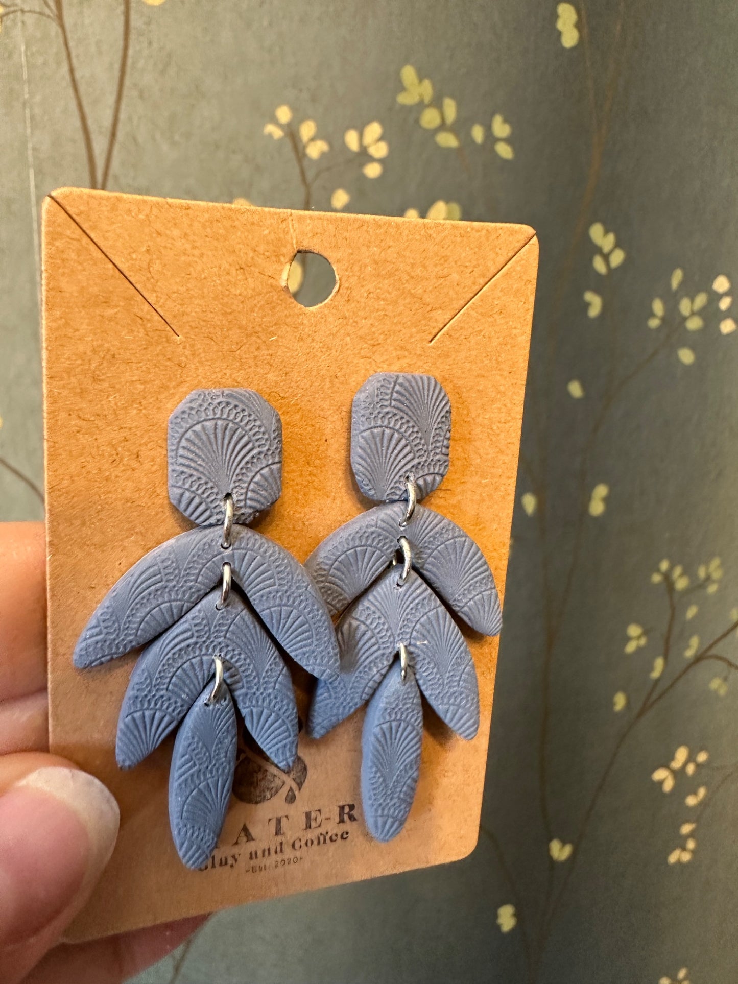 Blue Textured Drops - 1