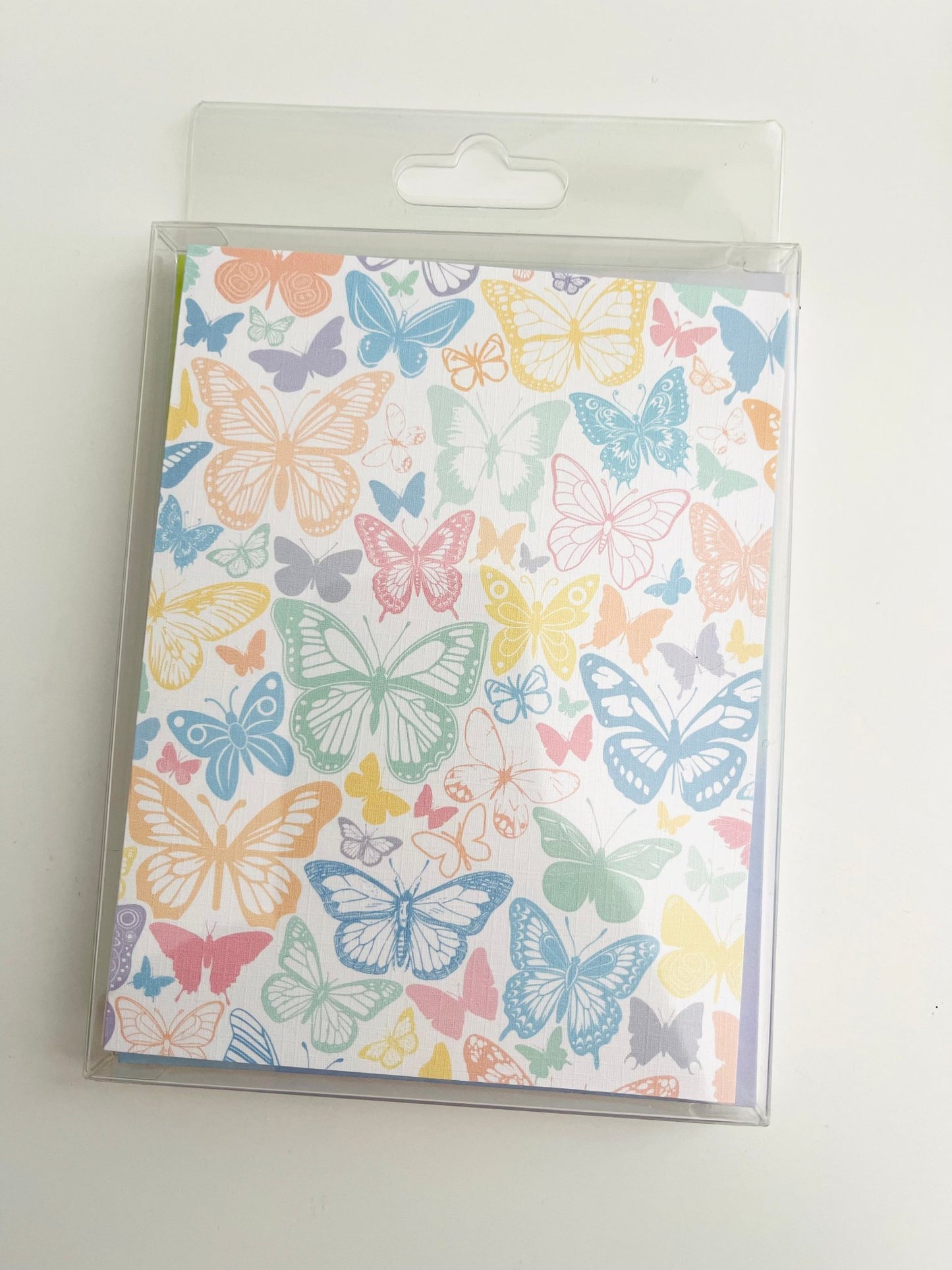 Pastel Butterflies - Set of 6 Cards