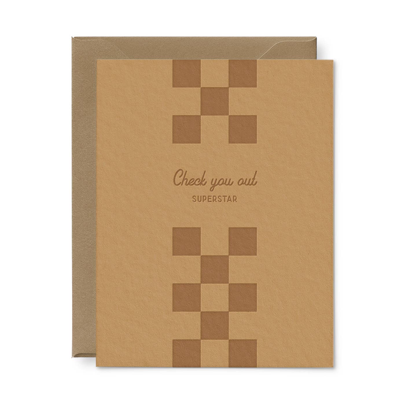 Check You Out Achievement Greeting Card