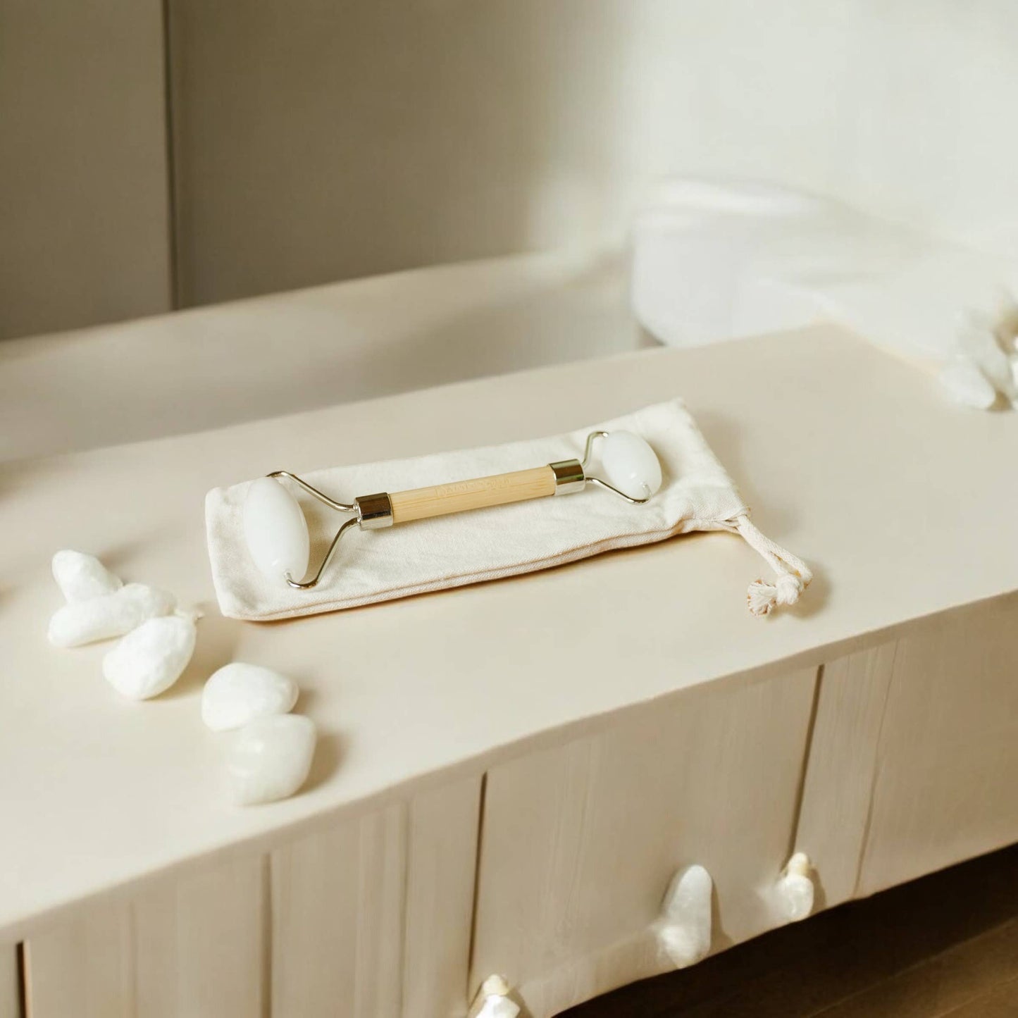 Bamboo Facial Massage Roller | Self Care Holiday Bestseller
