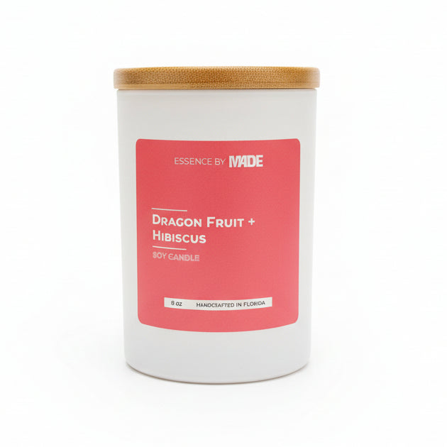 Dragon Fruit + Hibiscus Soy Candle