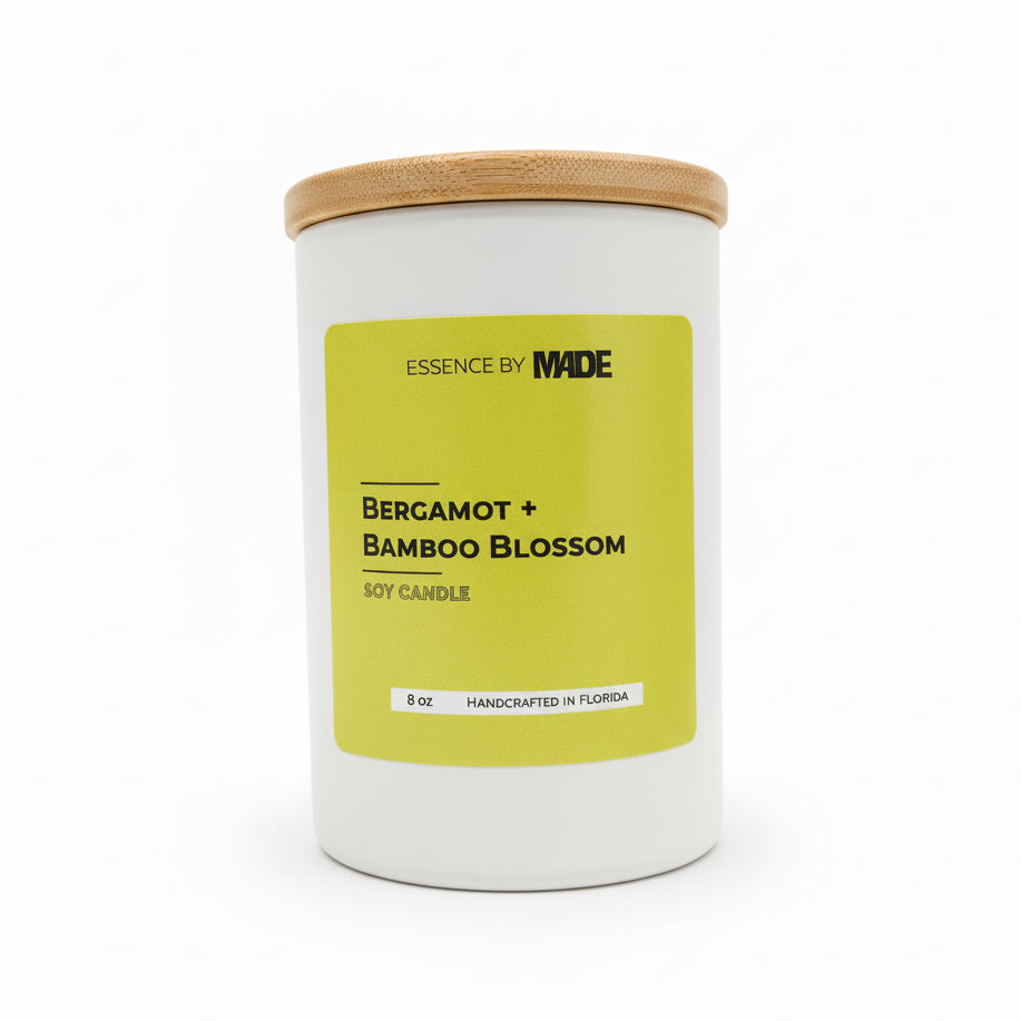 Bergamot + Bamboo Blossom Soy Candle