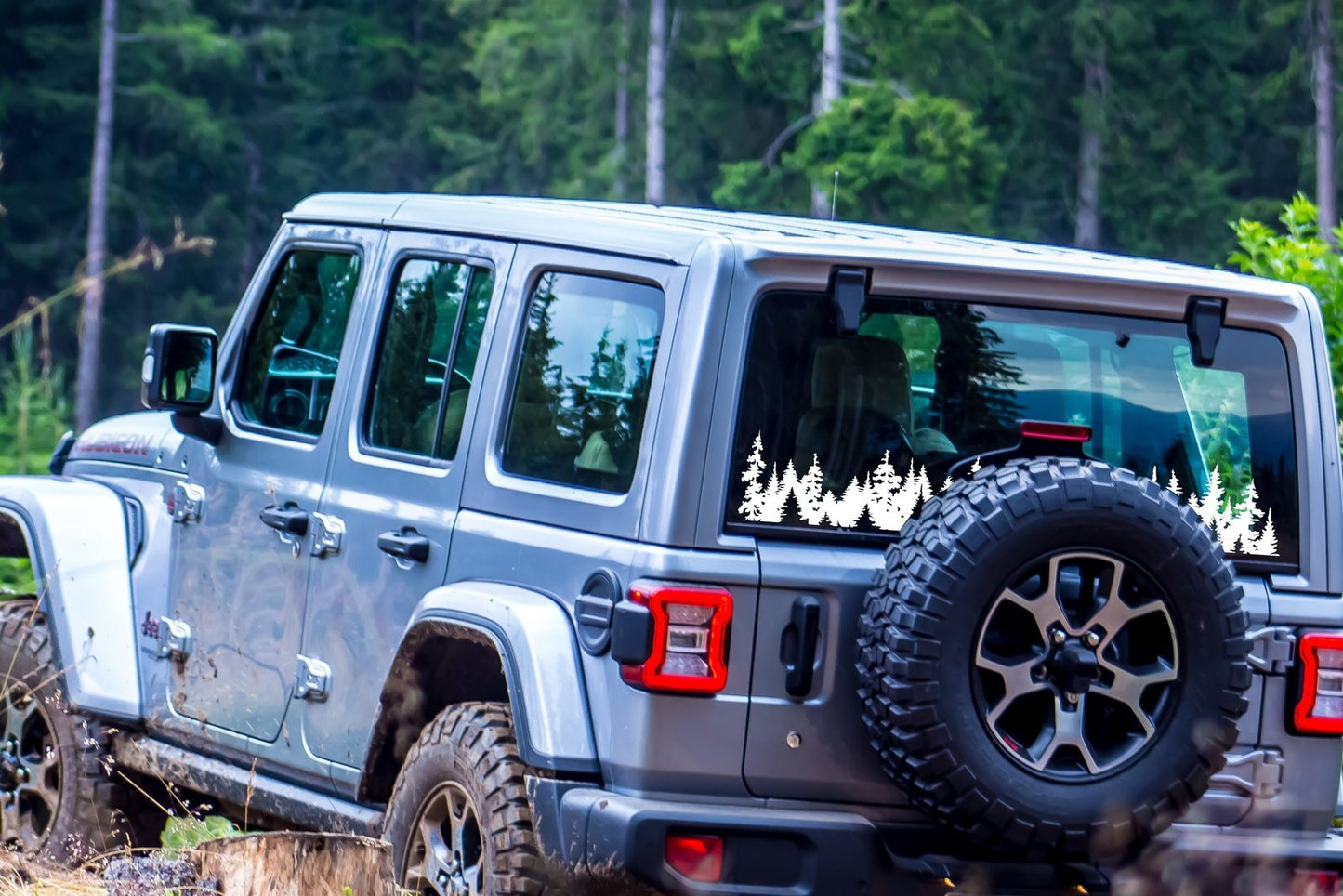 Forest Banner Vinyl Decal | 107