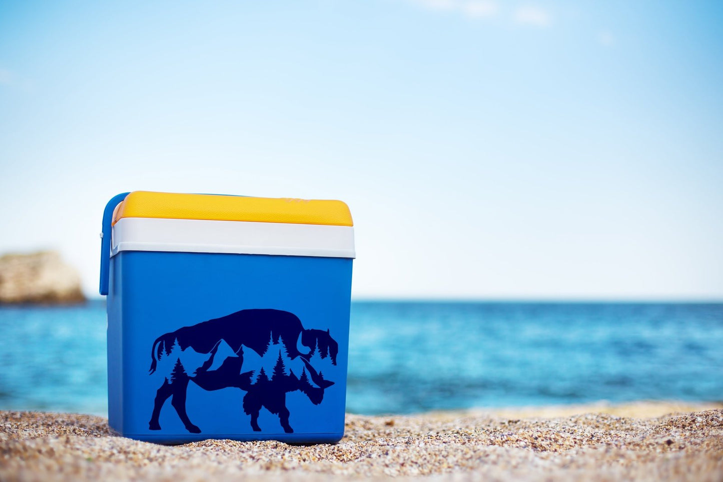 Mountain Buffalo Vinyl Decal | 128