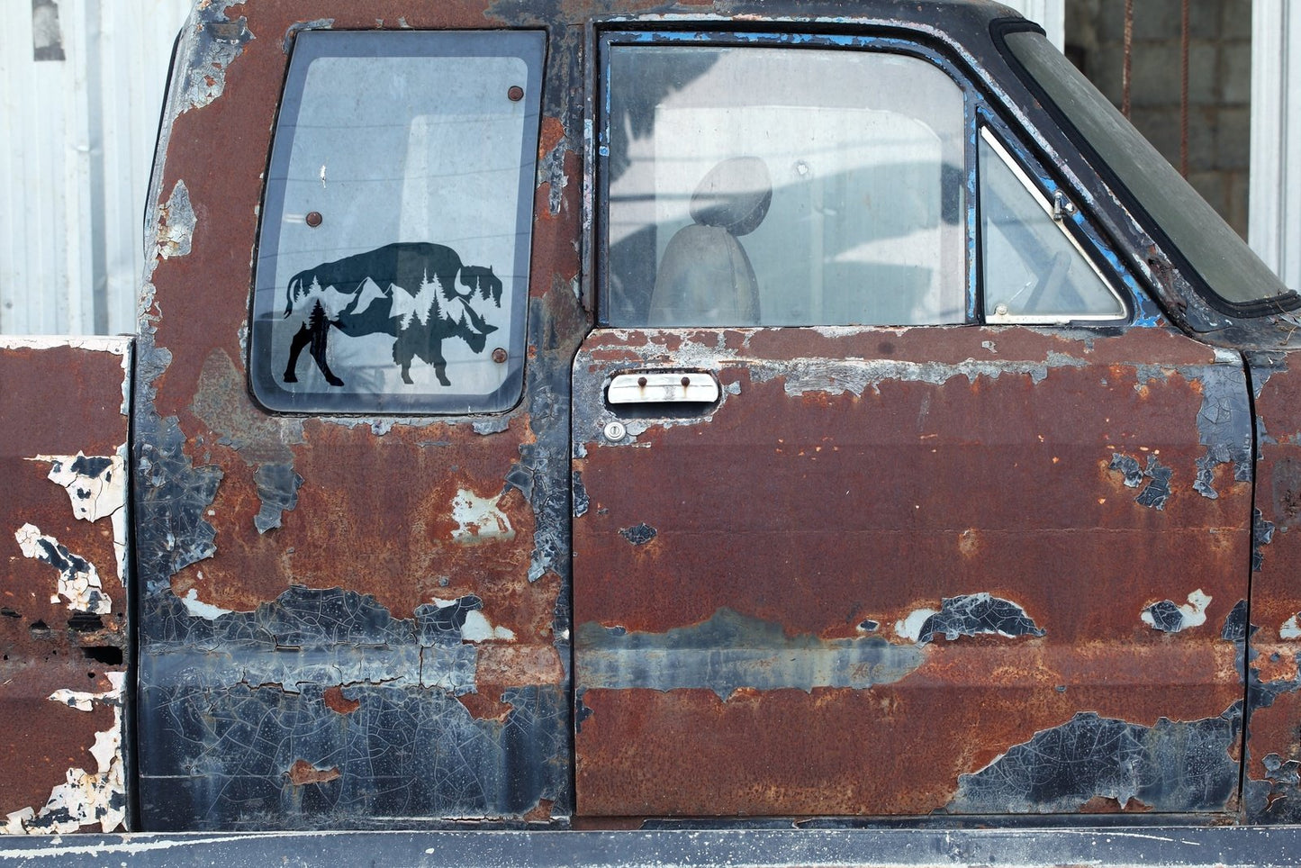 Mountain Buffalo Vinyl Decal | 128