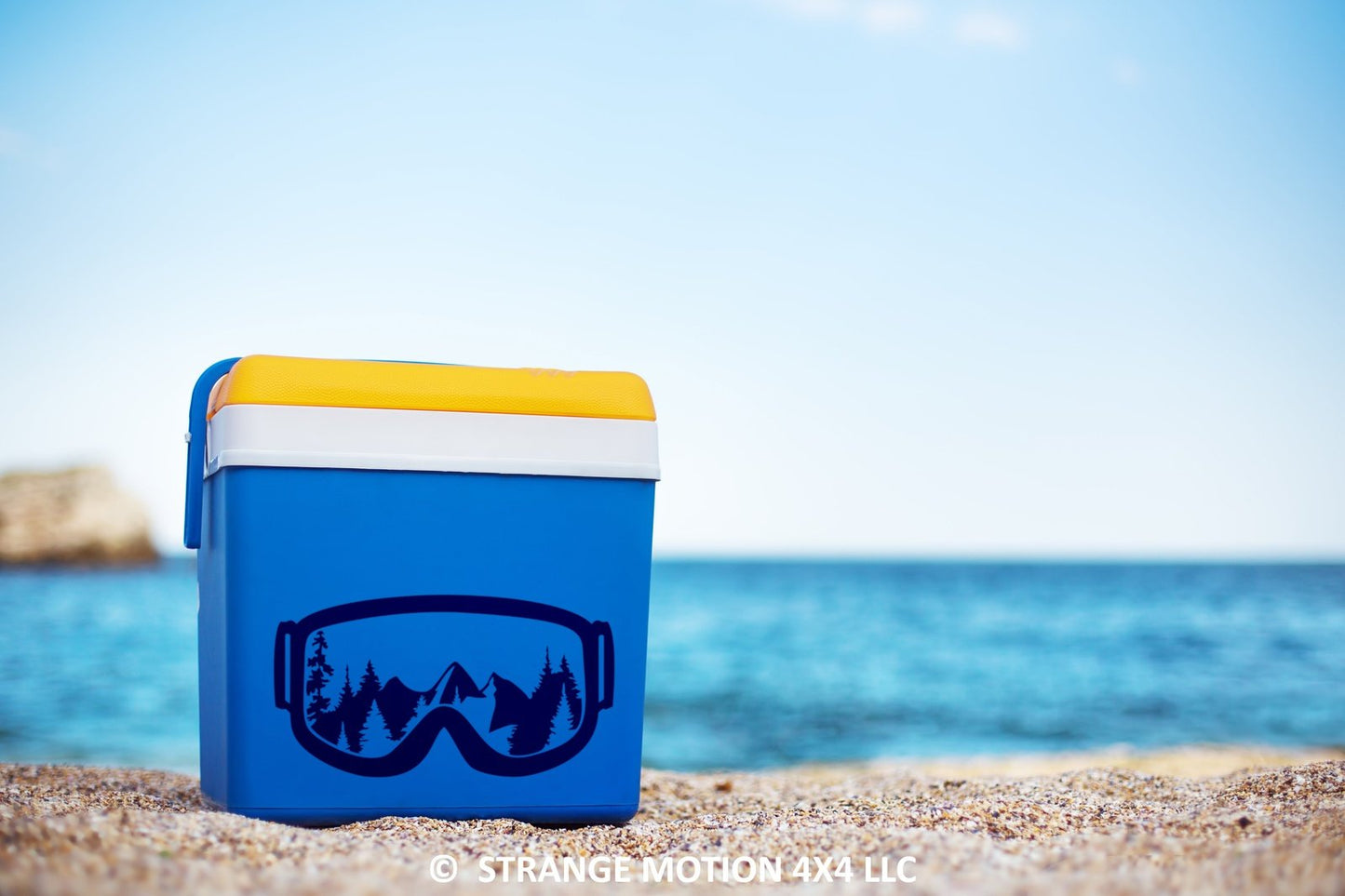 Mountain Goggles Vinyl Decal | 65
