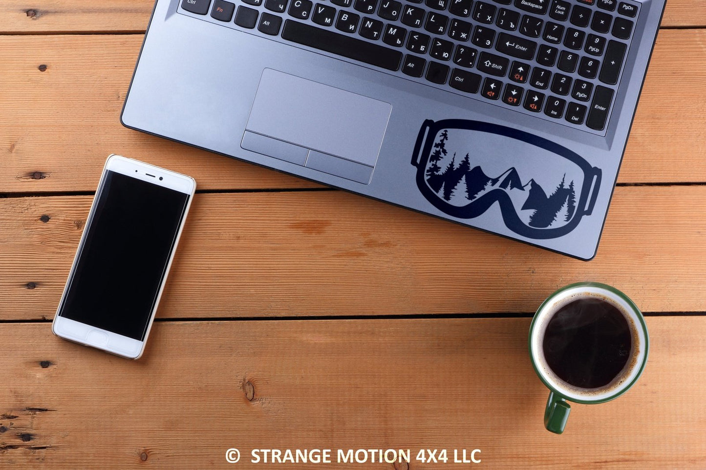 Mountain Goggles Vinyl Decal | 65