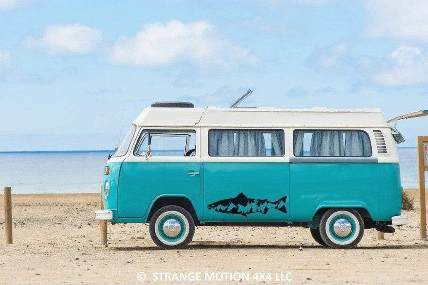 Mountain Salmon Vinyl Decal | 6