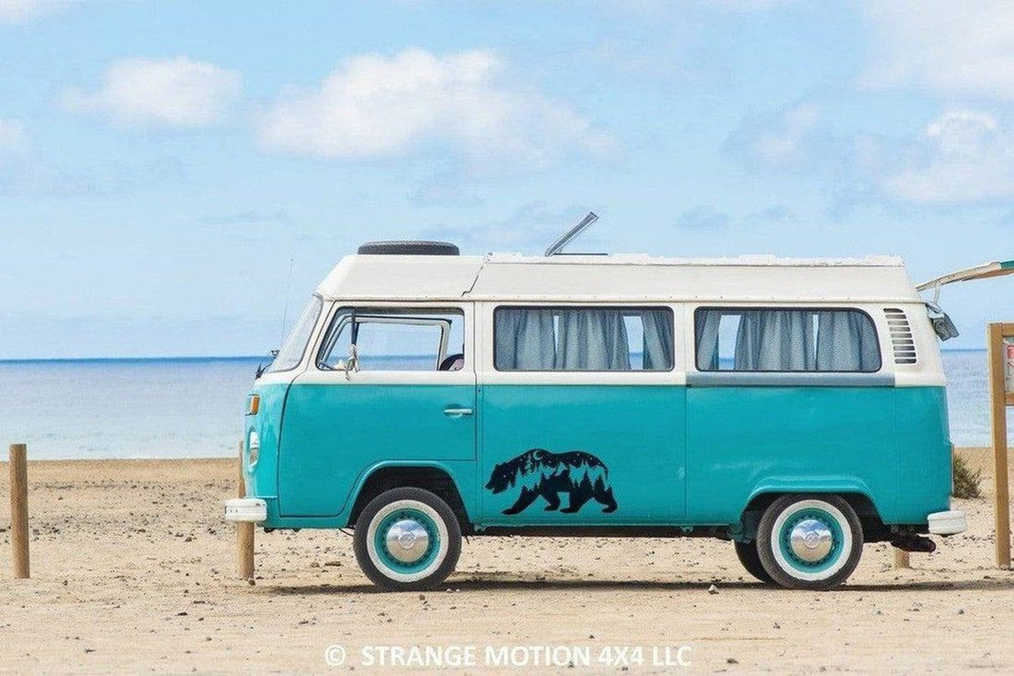 Night Mountain Bear Vinyl Decal | 32