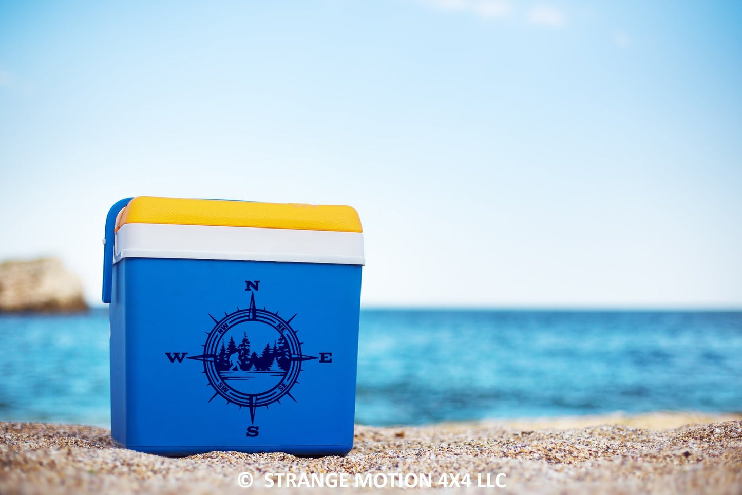 Sasquatch Lake Compass Vinyl Decal | 257