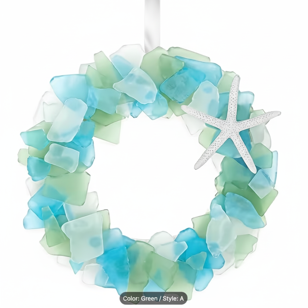 Seaglass Wreath