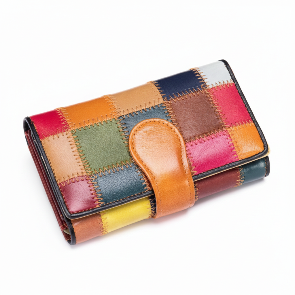 Women Wallet - Colored Mosaic