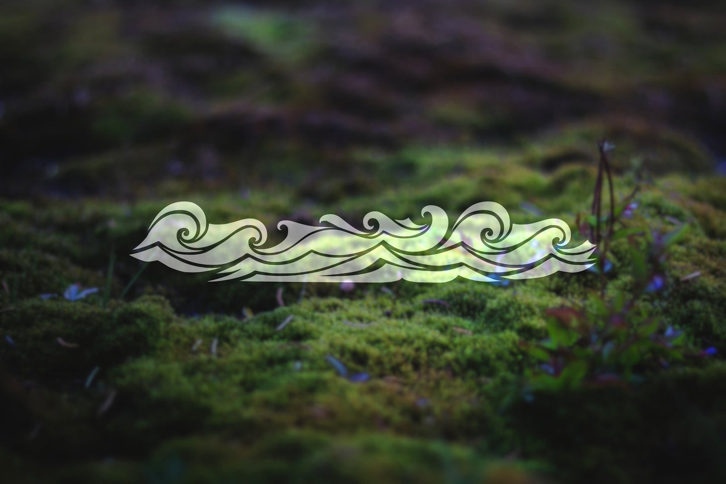 Wave Banner Vinyl Decal | 270